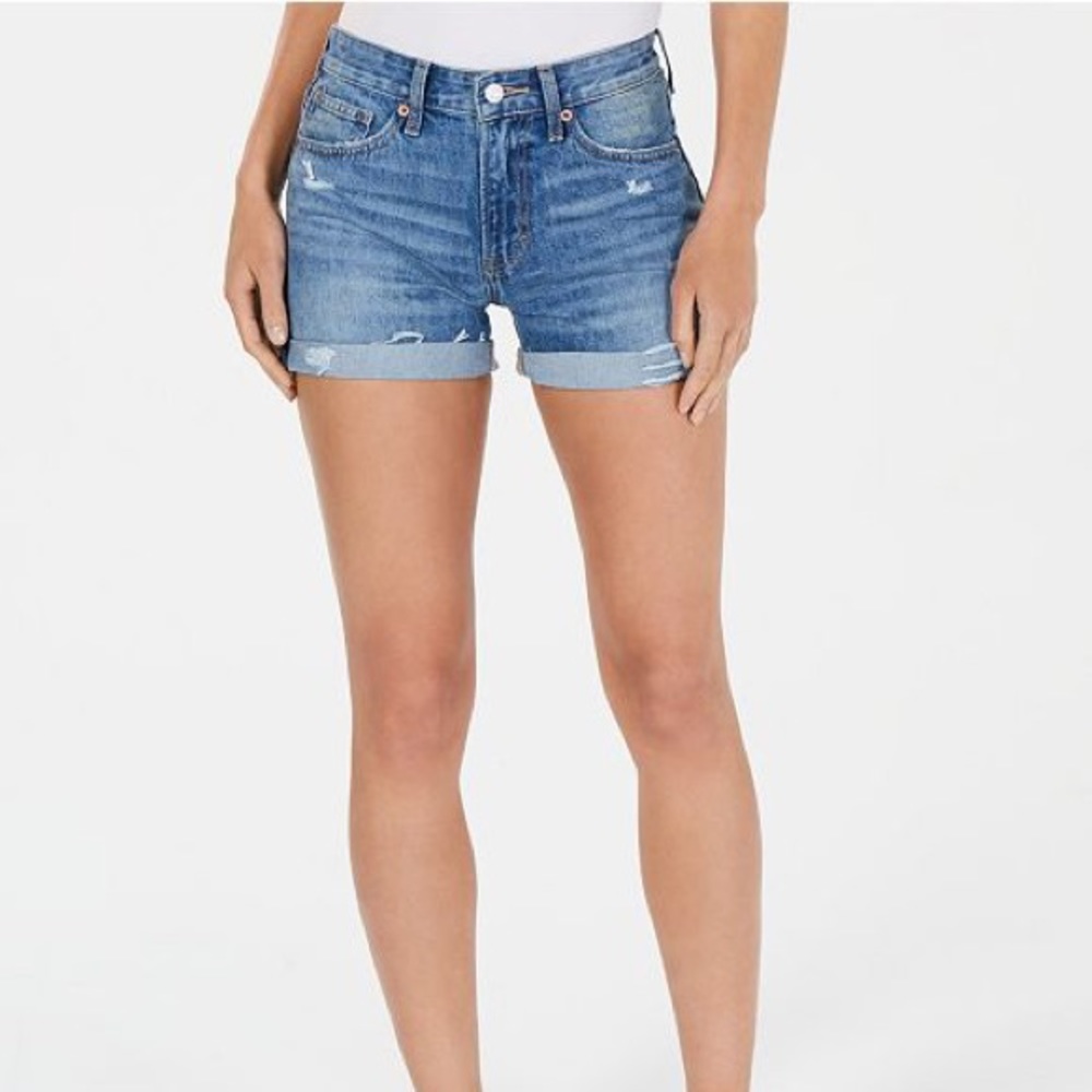 Lucky Brand The Boyfriend Cutoff Denim Shorts 8